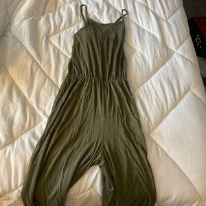 Camo green romper